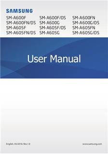 Samsung Galaxy A6 (2018) manual. Tablet Instructions.